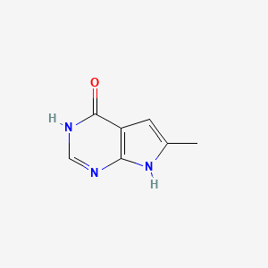 6-methyl-7H-pyrrolo[2,3-d]pyrimidin-4-ol