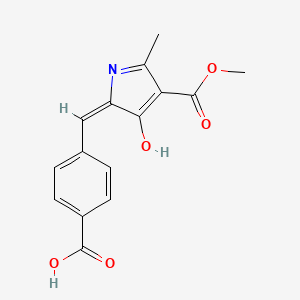 5-(4-Carboxy-benzylidene)-2-methyl-4-oxo-4,5-dihydro-1H-pyrrole-3-carboxylic acid methyl ester