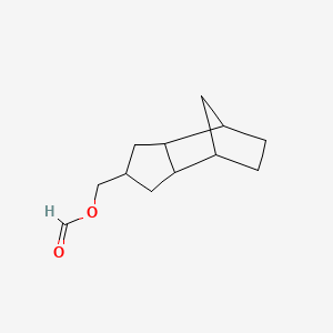 molecular formula C12H18O2 B14176187 4,7-Methano-1H-indene-2-methanol, octahydro-, formate CAS No. 64644-32-2
