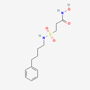 molecular formula C13H20N2O4S B14176197 N-Hydroxy-3-[(4-phenylbutyl)sulfamoyl]propanamide CAS No. 919996-88-6