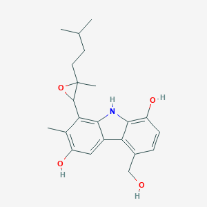 molecular formula C22H27NO4 B141762 Epocarbazolin A CAS No. 146935-39-9