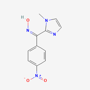 (Z)-(1-methyl-1H-imidazol-2-yl)(4-nitrophenyl)methanone oxime