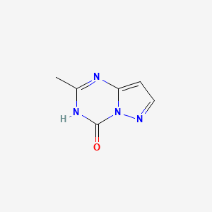 molecular formula C6H6N4O B1417627 2-methyl-1H,4H-pyrazolo[1,5-a][1,3,5]triazin-4-one CAS No. 55457-17-5