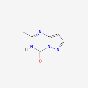 2-methyl-1H,4H-pyrazolo[1,5-a][1,3,5]triazin-4-one