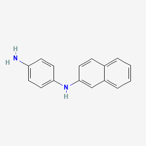 molecular formula C16H14N2 B14176301 N~1~-(Naphthalen-2-yl)benzene-1,4-diamine CAS No. 4285-37-4