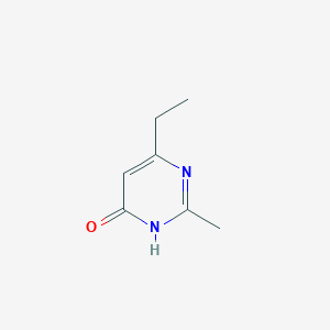 molecular formula C7H10N2O B1417635 4-乙基-6-羟基-2-甲基嘧啶 CAS No. 52421-75-7