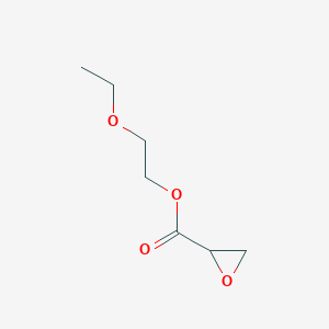 molecular formula C7H12O4 B141764 2-Ethoxyethyl oxirane-2-carboxylate CAS No. 126433-46-3