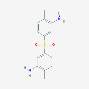 molecular formula C14H16N2O2S B14176445 3,3'-Sulfonylbis(6-methylaniline) CAS No. 21646-47-9