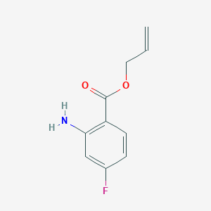 molecular formula C10H10FNO2 B141765 Allyl 2-amino-4-fluorobenzoate CAS No. 145219-60-9