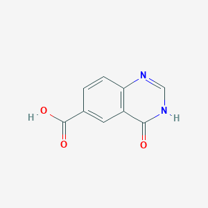 molecular formula C9H6N2O3 B1417650 3,4-Dihydro-4-oxoquinazoline-6-carboxylic acid CAS No. 33986-75-3