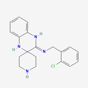N-(2-Chlorobenzyl)-1'H-spiro[piperidine-4,2'-quinoxalin]-3'-amine