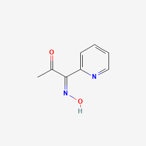 molecular formula C8H8N2O2 B1417652 (1E)-1-hydroxyimino-1-pyridin-2-ylpropan-2-one CAS No. 65882-98-6
