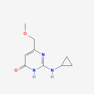 2-(cyclopropylamino)-6-(methoxymethyl)pyrimidin-4(3H)-one