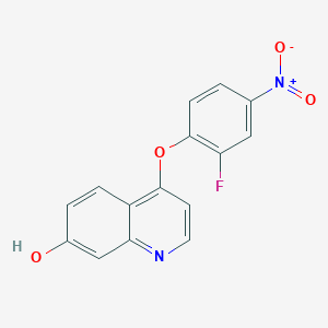 4-(2-Fluoro-4-nitrophenoxy)quinolin-7-ol