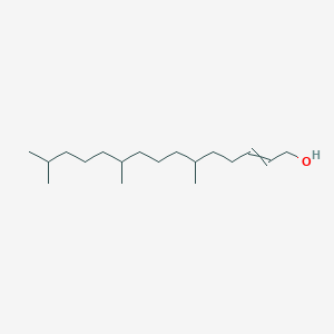 molecular formula C18H36O B14176546 6,10,14-Trimethylpentadec-2-en-1-ol CAS No. 915697-20-0