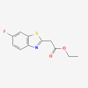 molecular formula C11H10FNO2S B14176592 Ethyl 2-(6-fluorobenzo[D]thiazol-2-YL)acetate 