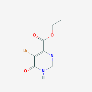 molecular formula C7H7BrN2O3 B1417660 Ethyl 5-bromo-6-hydroxypyrimidine-4-carboxylate CAS No. 937614-43-2