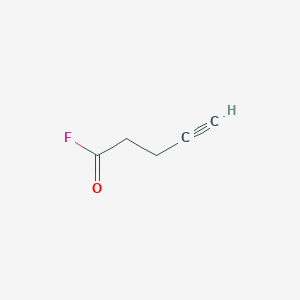 molecular formula C5H5FO B14176610 Pent-4-ynoyl fluoride CAS No. 922496-01-3