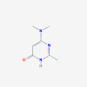 molecular formula C7H11N3O B1417663 6-(Dimethylamino)-2-methyl-4-pyrimidinol CAS No. 83724-17-8