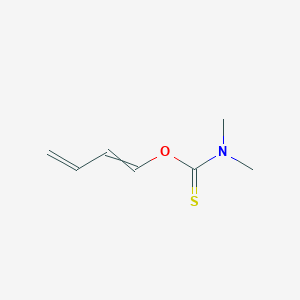 molecular formula C7H11NOS B14176638 O-Buta-1,3-dien-1-yl dimethylcarbamothioate CAS No. 919477-04-6