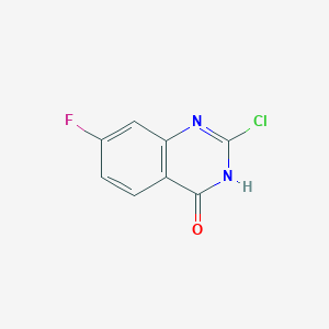 molecular formula C8H4ClFN2O B1417667 2-chloro-7-fluoroquinazolin-4(3H)-one CAS No. 1107694-77-8