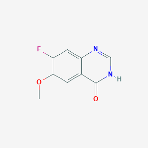 molecular formula C9H7FN2O2 B1417668 7-Fluoro-6-methoxy-1H-quinazolin-4-one CAS No. 869475-52-5