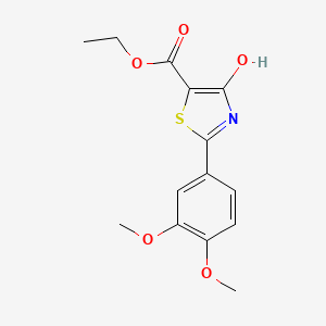 Ethyl 2-(3,4-dimethoxyphenyl)-4-hydroxy-1,3-thiazole-5-carboxylate