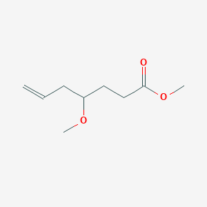 molecular formula C9H16O3 B14176750 Methyl 4-methoxyhept-6-enoate CAS No. 918972-69-7
