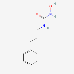 molecular formula C10H14N2O2 B14176871 N-Hydroxy-N'-(3-phenylpropyl)urea CAS No. 919996-57-9