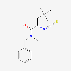 molecular formula C16H22N2OS B14176902 N-Benzyl-N,4-dimethyl-N~2~-(sulfanylidenemethylidene)-L-leucinamide CAS No. 919113-11-4