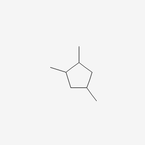 molecular formula C8H16 B14176915 1,2,4-Trimethylcyclopentane CAS No. 2613-72-1