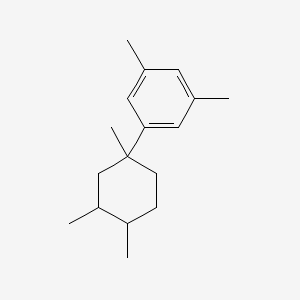 molecular formula C17H26 B14176945 1,3-Dimethyl-5-(1,3,4-trimethylcyclohexyl)benzene CAS No. 922512-09-2