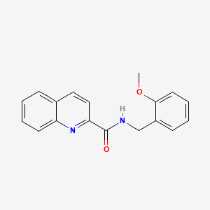 molecular formula C18H16N2O2 B14176954 N-[(2-methoxyphenyl)methyl]quinoline-2-carboxamide CAS No. 224796-49-0
