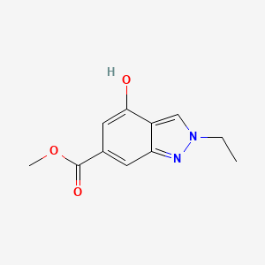 methyl 2-ethyl-4-hydroxy-2H-indazole-6-carboxylate
