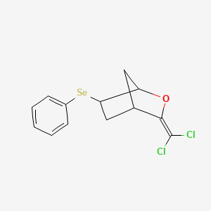 molecular formula C13H12Cl2OSe B14176978 3-(Dichloromethylidene)-6-(phenylselanyl)-2-oxabicyclo[2.2.1]heptane CAS No. 919171-30-5