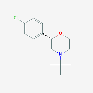molecular formula C14H20ClNO B14177050 (2S)-4-tert-Butyl-2-(4-chlorophenyl)morpholine CAS No. 920798-79-4