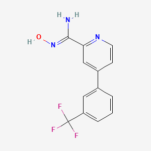 N-Hydroxy-4-(3-trifluoromethylphenyl)-pyridine-2-carboxamidine