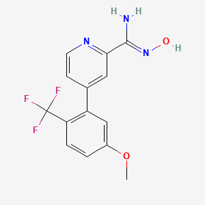 N-Hydroxy-4-(5-methoxy-2-trifluoromethylphenyl)-pyridine-2-carboxamidine