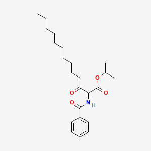 molecular formula C23H35NO4 B14177177 Propan-2-yl 2-benzamido-3-oxotridecanoate CAS No. 921939-01-7