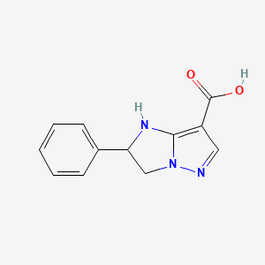 2-phenyl-2,3-dihydro-1H-imidazo[1,2-b]pyrazole-7-carboxylic acid