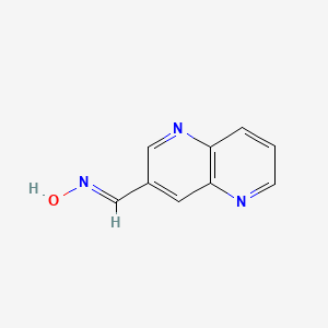 (NE)-N-(1,5-naphthyridin-3-ylmethylidene)hydroxylamine