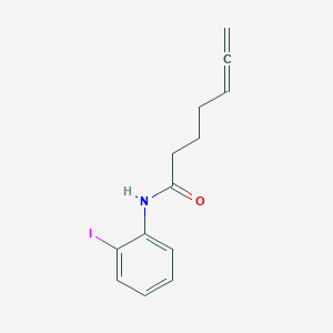 molecular formula C13H14INO B14177255 N-(2-Iodophenyl)hepta-5,6-dienamide CAS No. 920985-83-7