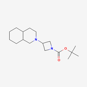 B1417732 tert-Butyl 3-(octahydroisoquinolin-2(1H)-yl)azetidine-1-carboxylate CAS No. 1862201-79-3
