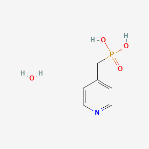 molecular formula C6H10NO4P B1417737 （吡啶-4-基甲基）膦酸一水合物 CAS No. 180403-03-6