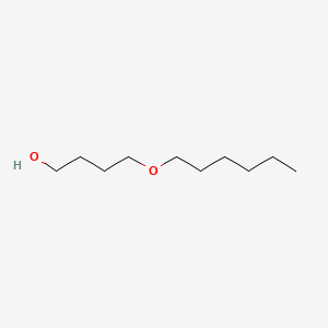 molecular formula C10H22O2 B14177373 4-(Hexyloxy)-1-butanol CAS No. 4541-13-3
