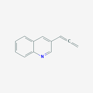 molecular formula C12H9N B14177400 Quinoline, 3-(1,2-propadienyl)- CAS No. 848741-50-4