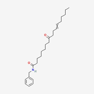 molecular formula C25H39NO2 B14177430 N-Benzyl-9-oxooctadec-12-enamide CAS No. 847361-88-0