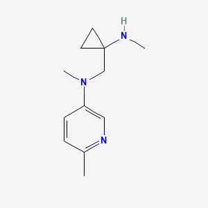 molecular formula C12H19N3 B14177486 n,6-Dimethyl-n-{[1-(methylamino)cyclopropyl]methyl}pyridin-3-amine CAS No. 922337-56-2