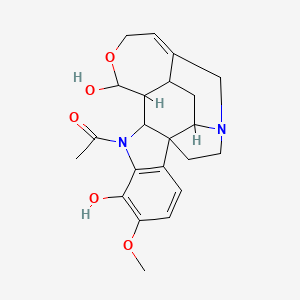 molecular formula C22H26N2O5 B14177521 Henningsoline CAS No. 18797-85-8