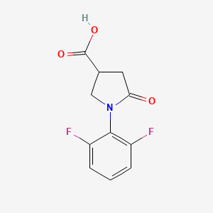 molecular formula C11H9F2NO3 B1417753 1-(2,6-二氟苯基)-5-氧代吡咯烷-3-羧酸 CAS No. 934189-18-1